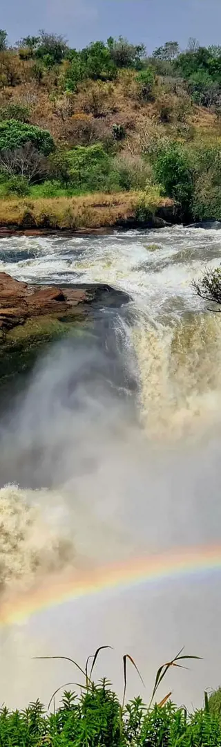 Regenbogen über Murchison Falls